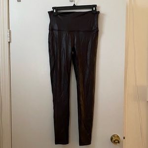 SPANX faux leather leggings - brown